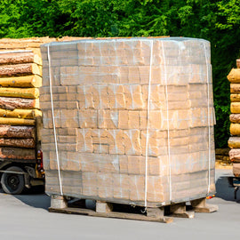 RUF berken-/naaldbriketten in zakken van 96 x 10 kg