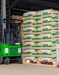 Helios houtpellets - pallet met 65 zakken van 15 kg