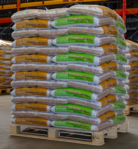 Starforest houtpellets - pallet met 70 zakken van 15 kg per stuk