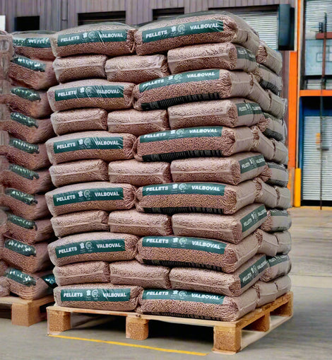 Pellet Valboval - pallet met 65 zakken van 15 kg per stuk